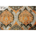 Orange Jacquard Pattern of High-Grade Fabric Sofa Design by Famous Designer